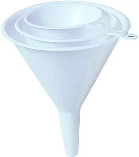 3 Piece Funnel Set Plastic Pouring Funnels 50 75 100 Mm Kitchen