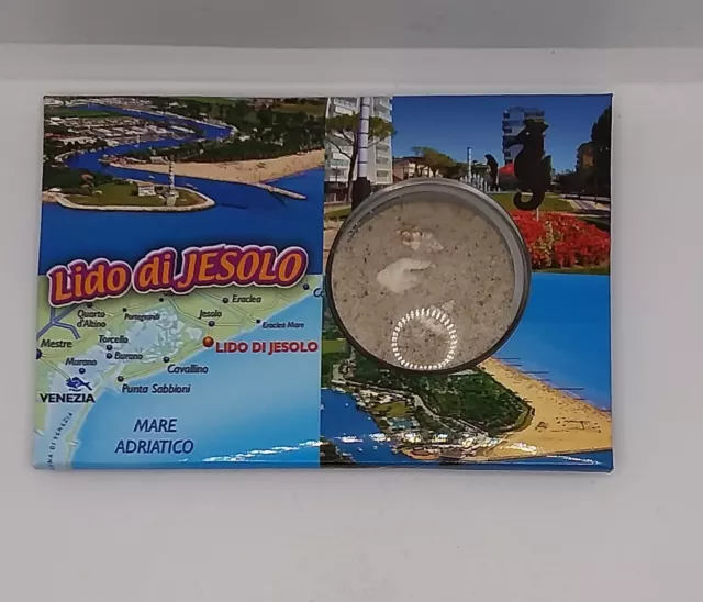 Magnete Calamita Resina Frigo Frigorifero Souvenir Fridge Magnet Jesolo