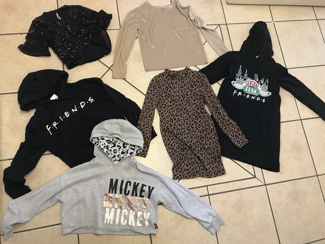 Pacchetto Abbigliamento Ragazze Età 8-9 Anni Amici Topolino Leopardo
