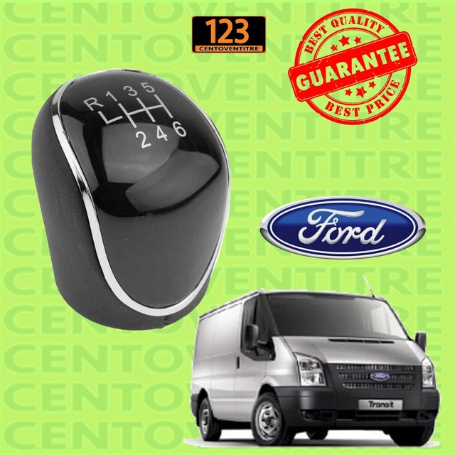 Pomello Leva Cambio Per Ford - Compatibile Con Focus, Fiesta, Kuga, 5 Marce