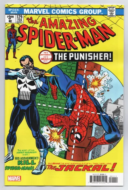 Amazing Spider-Man #129 Facsimile Edition | 1st App Punisher (Marvel, 2023) NM