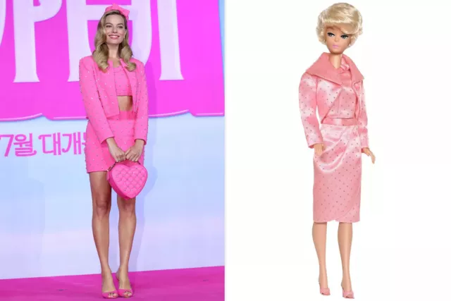 Moschino Couture Jeremy Scott Barbie Pink High Heels Leather Pumps MARGO ROBBIE