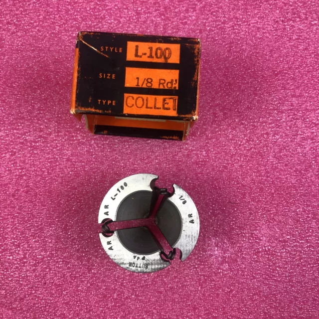 Sutton Tool Co. L-100 1/8” Tube Squaring Facing Collet 30-0109 301 Tri-Tool