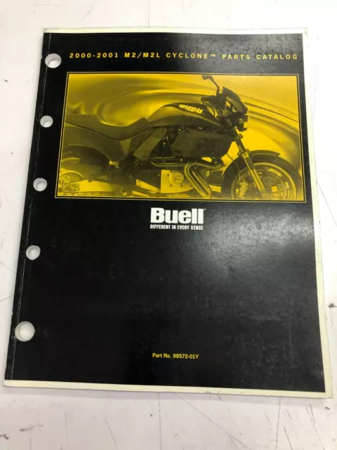 2000 2001 Harley Davidson Buell Cyclone M2 Parts Catalog Manual 99572-01Y (G3) 2