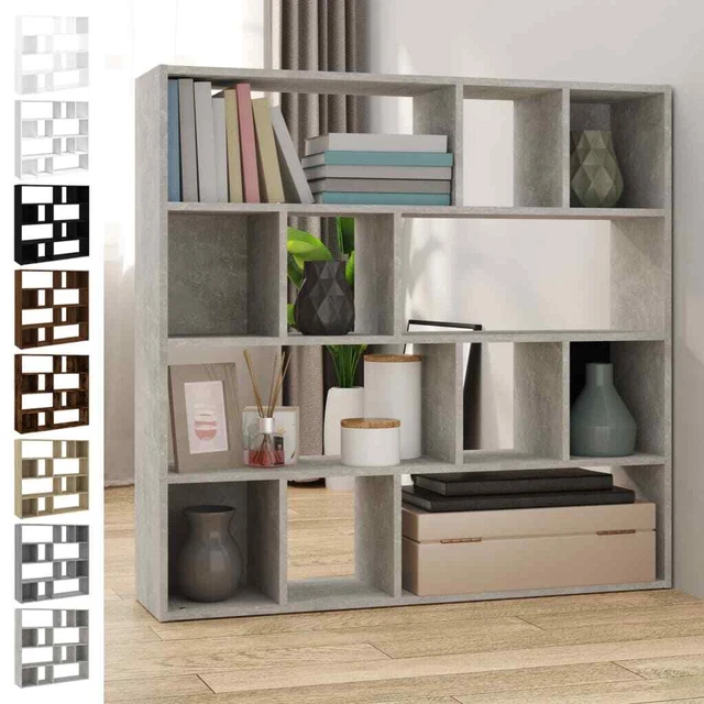 Bücherregal Raumteiler 105x24x102cm Standregal Regal mehrere Auswahl vidaXL