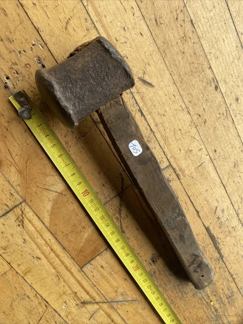 N°105 outillage outils anciens OLD TOOL HAMMER Outil ancien marteau En Fer