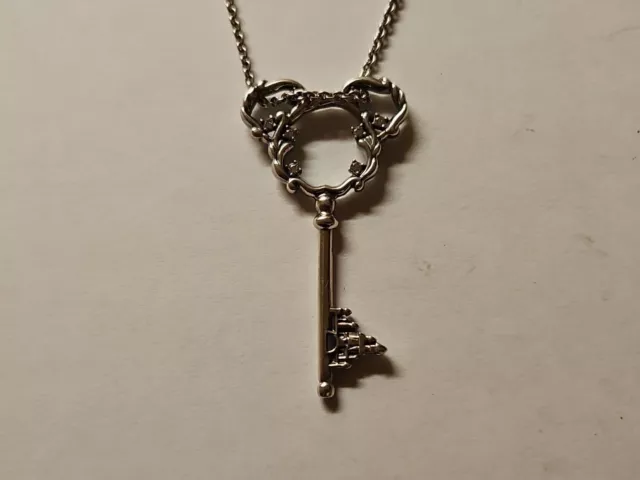 STERLING 925 DISNEY Parks Exclusive Pandora Castle Key Mickey