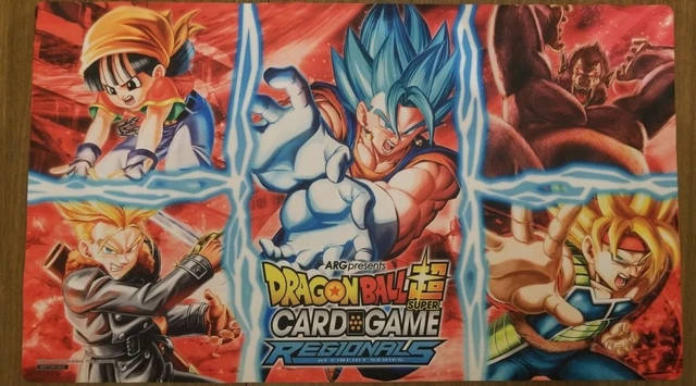 DRAGON BALL SUPER Card Game ARG Regional Vegito Pan Bardock Trunks Playmat!  N3W! $39.99 - PicClick