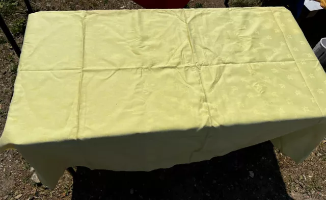 Best Cotten Table Cloth Yellow