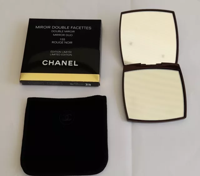 CHANEL, Makeup, Miroir Double Facettes Limitededition Mirror Duo 55rouge  Noir