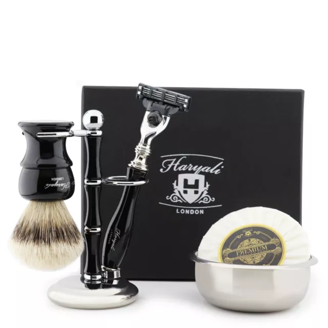 Silvertips Brocha de Afeitar Kit para Hombre Completo 5 Piezas Cuidado Set