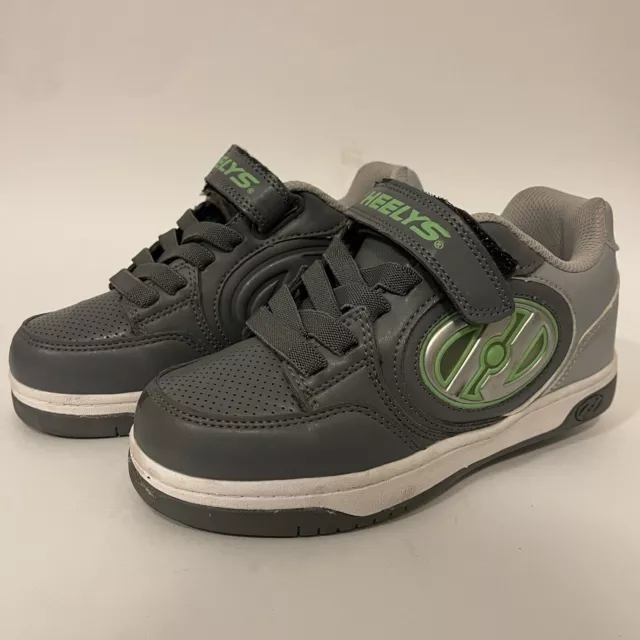 Heelys Plus Youth 3 Lighted Green And Grey