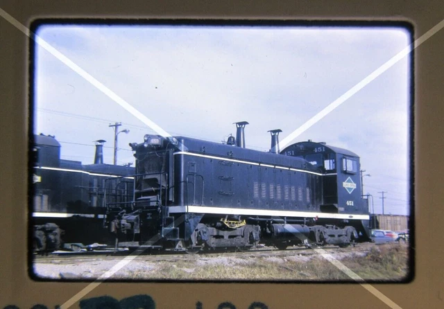 Original '66 Kodachrome Slide IC Illinois Central 451 SW9       39S1