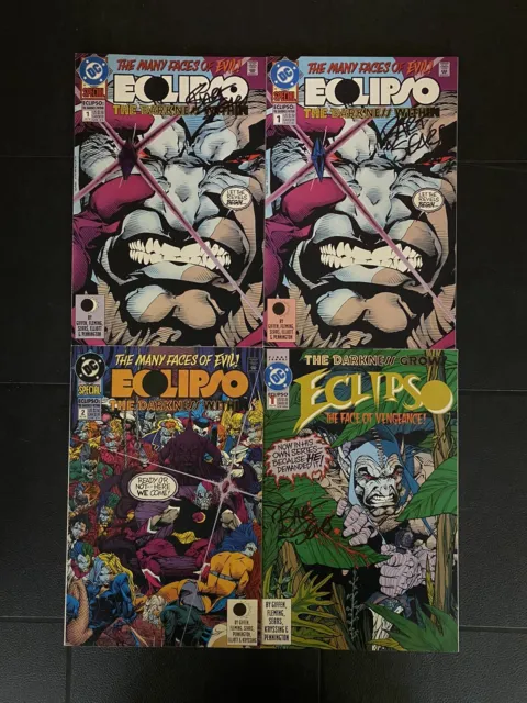 Eclipso: The Darkness Within #1 *SIGNED* by Bart Sears DC Comics 1992 NM 4 Books