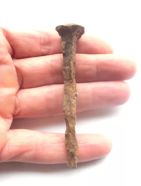 💥 GREAT SAVE! ancient Roman iron crucifixion NAIL 1st - 3rd AD*^*