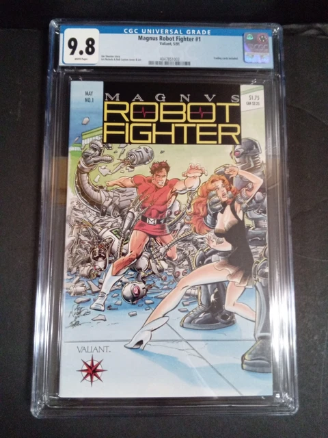 Magnus Robot Fighter #1 Valiant CGC 9.8 NM/MT White Pages 1991
