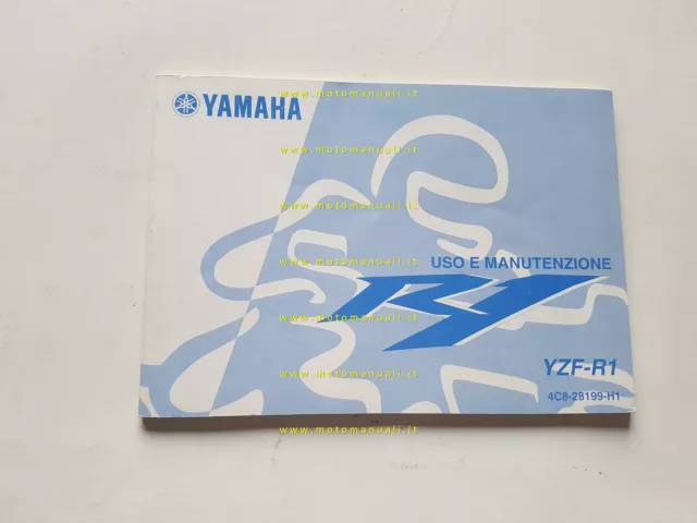 Yamaha YZF R1 4C8 2007 manuale uso manutenzione originale ITALIANO