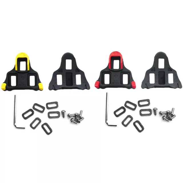 Road Bike Cleat Set Non Slip Road Bicycle Cycling Cleats for Self-Locking Pedals