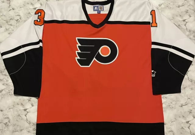 CCM Pelle Lindbergh Philadelphia Flyers Hockey Jersey Size: Large  ❌❌❌sold❌❌❌ @philadelphiaflyers #pellelindbergh #philadelphia…