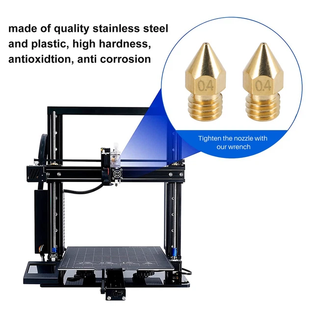 Connecteur Pneumatique, Accessoires D'imprimante 3D, 2 Pièces