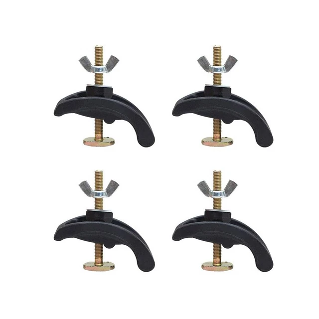 4Pcs CNC Engraving Machine Press Plate Clamp Fixture for T-Slot Working Table R4