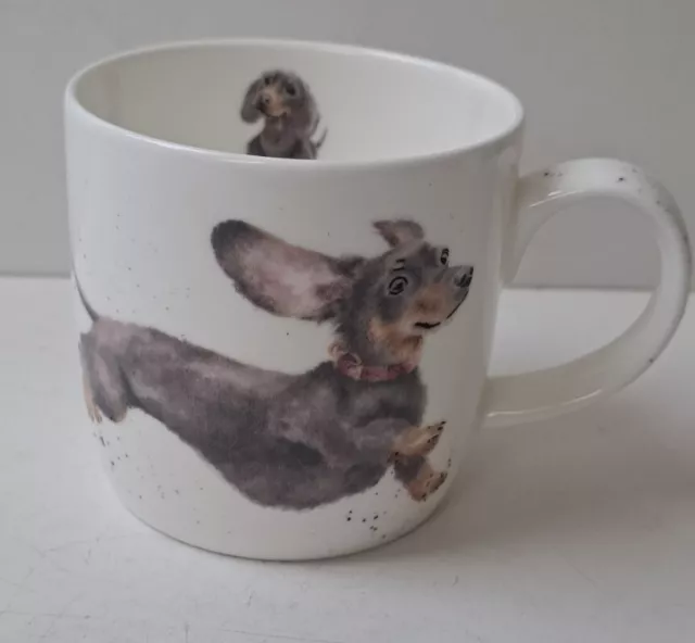 Wrendale Designs Dachshund Mug 'That Friday Feeling' Brand New Royal Worcester 2