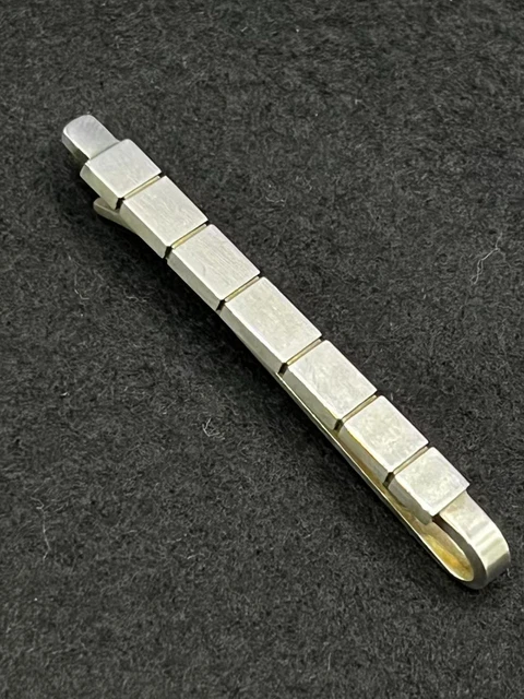 Ancienne Pince à Cravate En Argent Massif 800 - 4,5 Cm, 4,22 G - Occasion