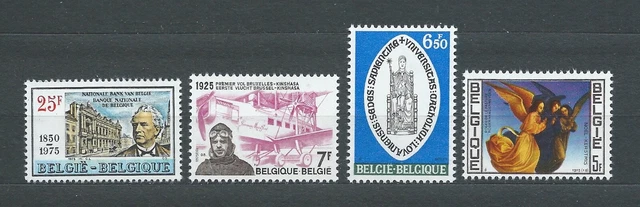 BELGIË BELGIQUE - 1975 YT 1776 à 1779 - TIMBRES NEUFS** MNH LUXE