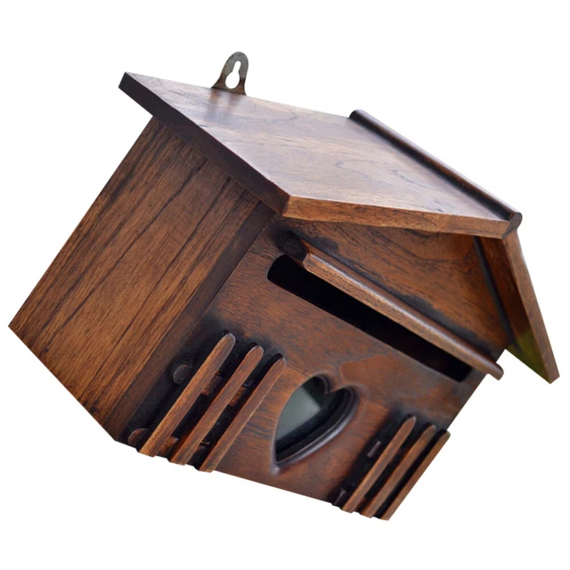 1 pieza buzón de madera Outddor buzón de correo impermeable buzón de sugerencias creativo