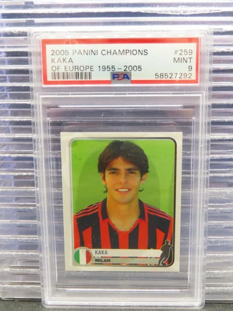 2005-06 PANINI CHAMPIONS Kaka of Europe 1955-2005 #259 PSA 9 comme neuf