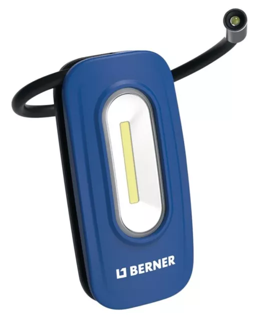 2x BERNER USB LED-LAMPE POCKET DELUX PREMIUM Li-Io AKKU TASCHENLAMPE  WERKSTATT