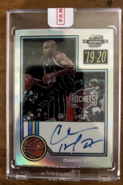 2019-20 Contenders Optic Silver Charles Barkley AUTO Panini Sealed Tribute
