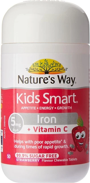 Nature's Way Kids Smart Iron + Vitamin C Chewable