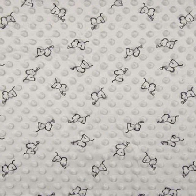 Tissu Imprimé éléphants Asiatiques Dashwood Studio - 45x54 Cm - Coton Oeko-Tex