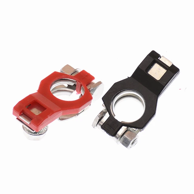 BATTERY TERMINAL CONNECTOR Clip Positive and Negative Battery Clamps ...