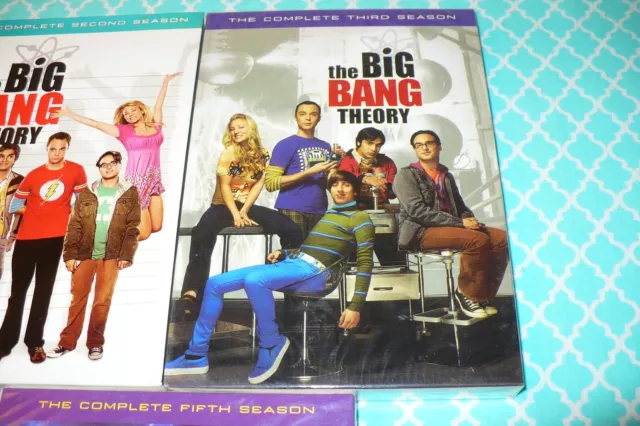 THE BIG BANG Theory Seasons 1-5 DVD Seasons 3-5 Still Sealed $17.56 ...