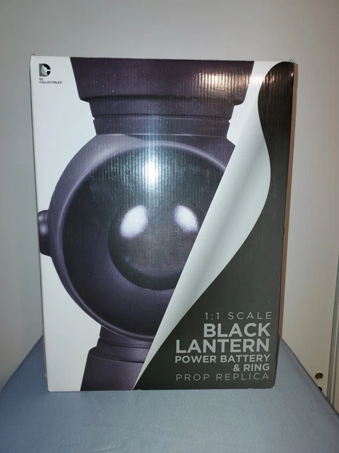 DC Collectibles 1:1 Scale Black Lantern Power Battery & Ring Prop Replica