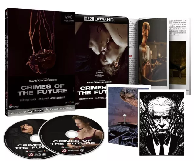 Crimes Of The Future (David Cronenberg) 4K Ultra- HD (2022) 2 blu ray Pre-order