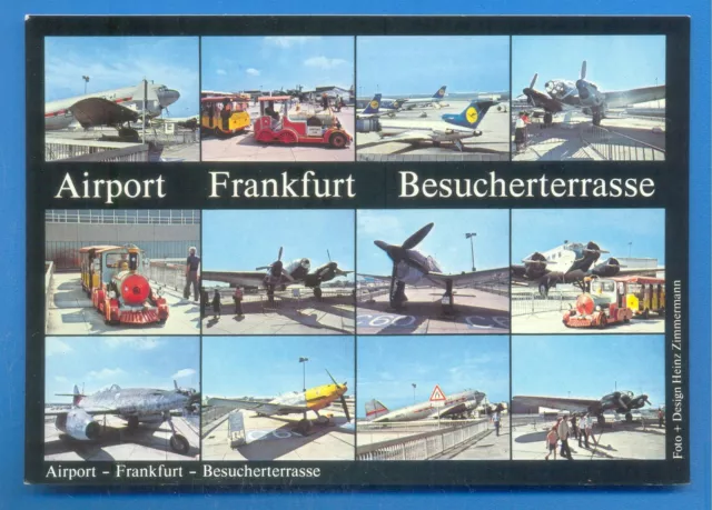 Aiport Frankfurt Besucherterrasse.germany.postcard