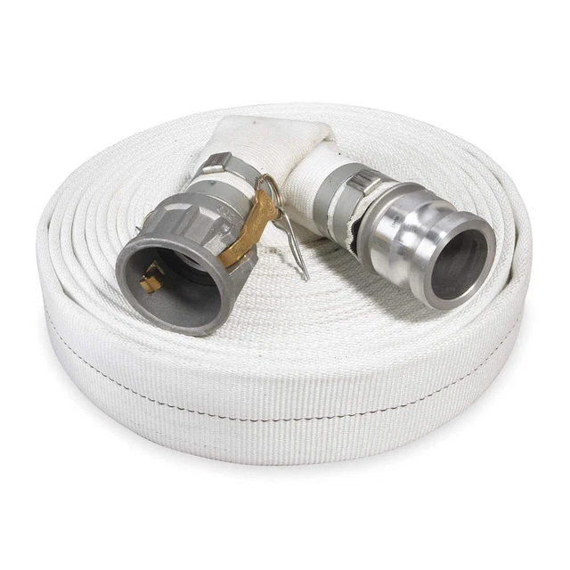 GRAINGER APPROVED 1ZMT9 Discharge Hose,2 In IDx50 Ft,125 PSI Max