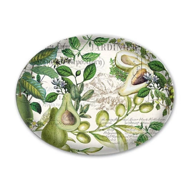 Michel Design Works Glass Soap Dish, Avacado