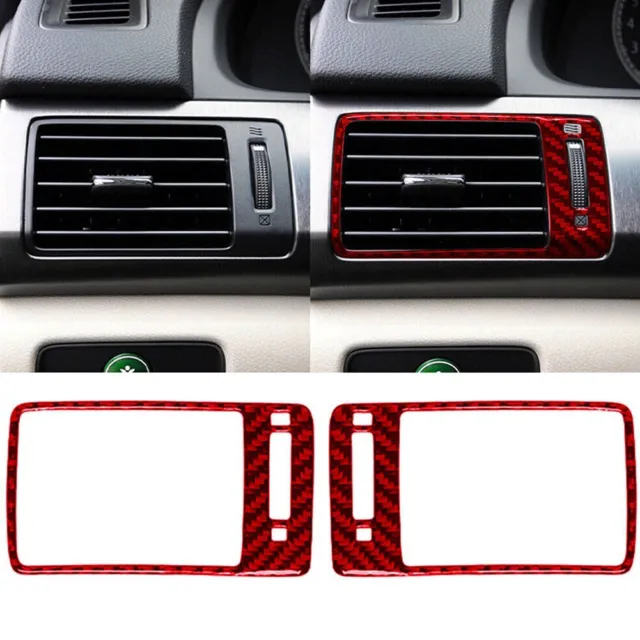 Accessori auto sticker bordo griglia di ventilazione 2 pz durevole alta temperatura impermeabile