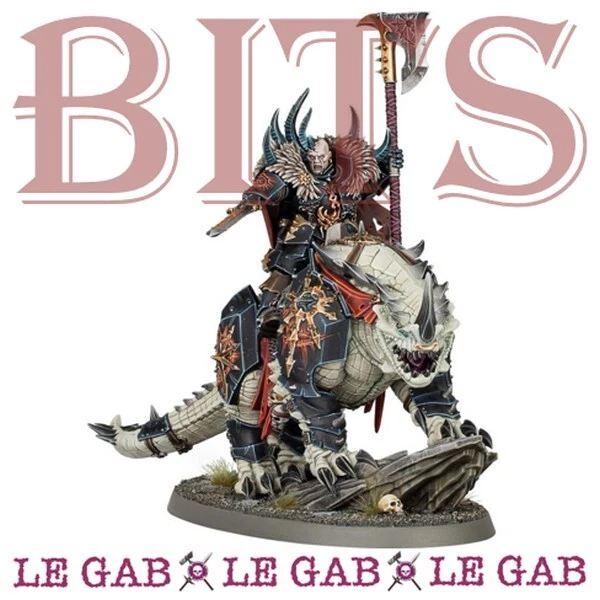 BITS SLAVES TO Darkness Chaos Lord on Karkadrak Warhammer Age of Sigmar