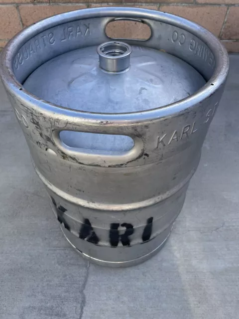 1/2 Barrel Empty Beer Keg 15.5 Gal Sankey D American Valve