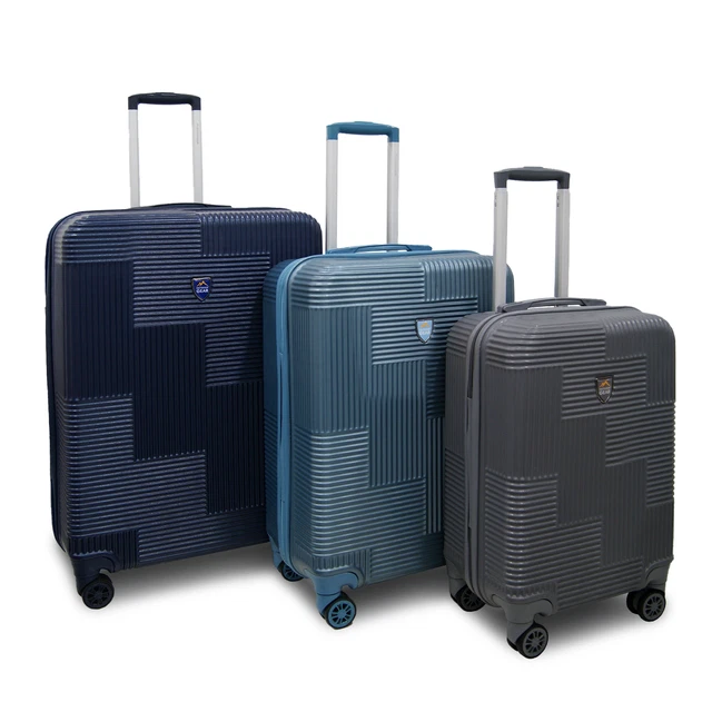 LARGE MEDIUM CABIN 8 Wheel Spinner Suitcase Lightweight Hard ABS Hand