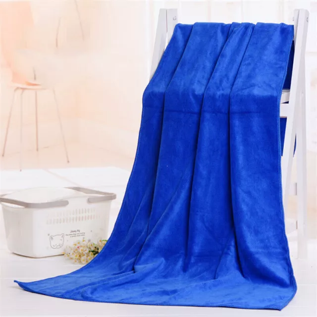 2PCS Large Microfibre Lightweight Beach Towel Quick Dry Travel Towel Bath Sheets