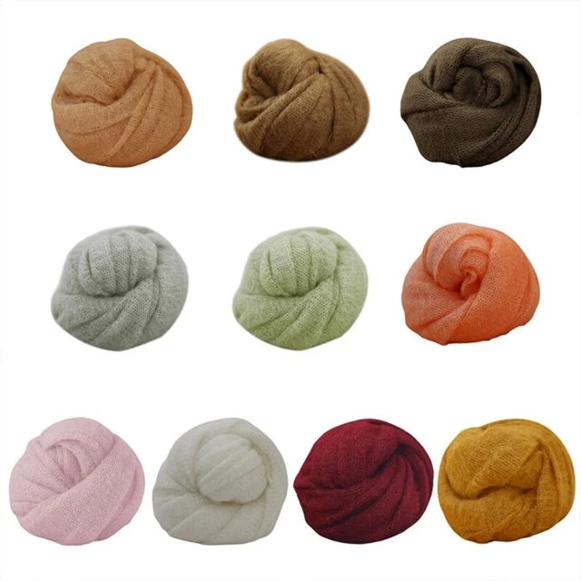 Infant Photo Shooting for Creative Background Cloth Mohair Elastic Swadd