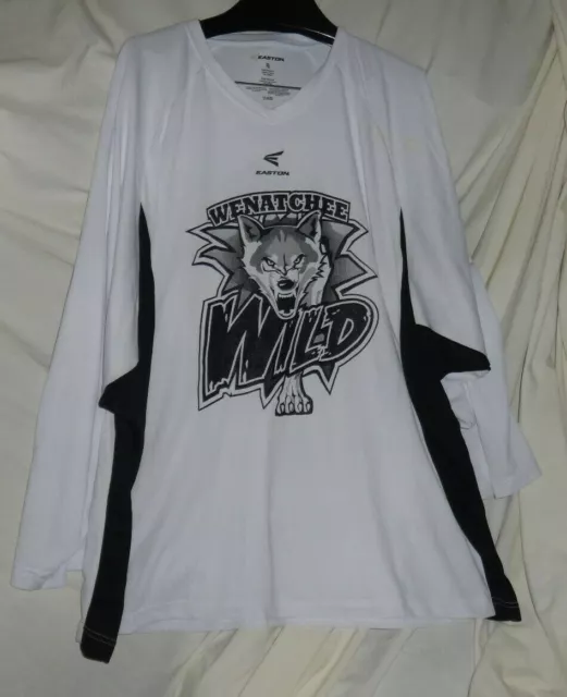 Wenatchee WILD Jersey Minor League Hockey Vintage Camo Graphics BCHL Youth  XL