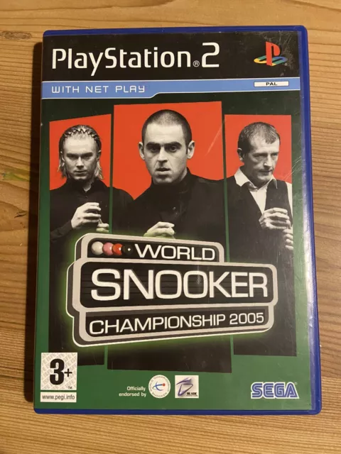World Snooker Championship PS2 - PAL - SEGA - Age 3+ - Very Good Condition
