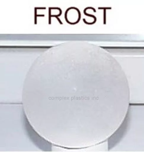 Acrylic Ball 2.25"  Frosted Clear Lucite Solid Plexiglas Sphere 16342-77